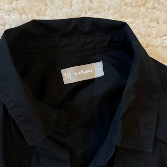 Everlane Oversized Poplin Button Up Shirt - Picture 4 of 5